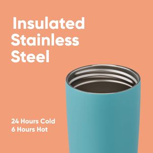 Vaso Térmico para Café, Personalizado, de Acero Inoxidable, Doble Pared, Aislado, con Tapa de Botón, 12oz/20oz, Botella de Agua - Product Image 4