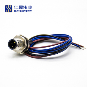 <span class=keywords><strong>RCA</strong></span> ถึง M12สายวิดีโอ4พิน M12สายเชื่อมต่อเซ็นเซอร์กันน้ำ - Product Image 1