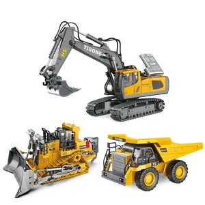 Alloy Diecast Material Engineering Rc Auto Multifunktion ale Legierung Rc Bulldozer Bagger