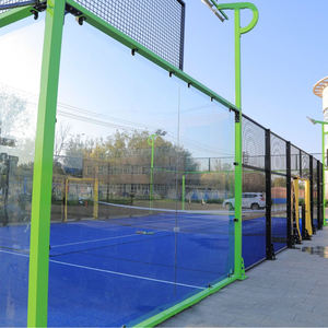 ขายส่งจากโรงงาน สนามแพดเดิลบอล ขนาด 10*20 เมตร พร้อมโลโก้สั่งทำ ราคาพิเศษ หรูหรา ไม่เป็นสนิม สนามพาโนรามา สำหรับการแข่งขัน 1 ต่อ 1 - Product Image 6