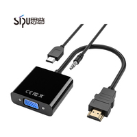 HDMI VGA HD 4K adaptör kablosu yerleştirme istasyonu için SIPU tip-c 2-in-1 dönüştürücü