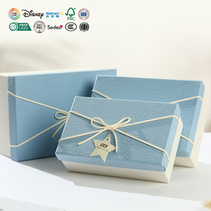 Luxe Personnalisé Couleur Forme Coffret cadeau Rouge Vif Trois Pièces Coffret cadeau - Product Image 2