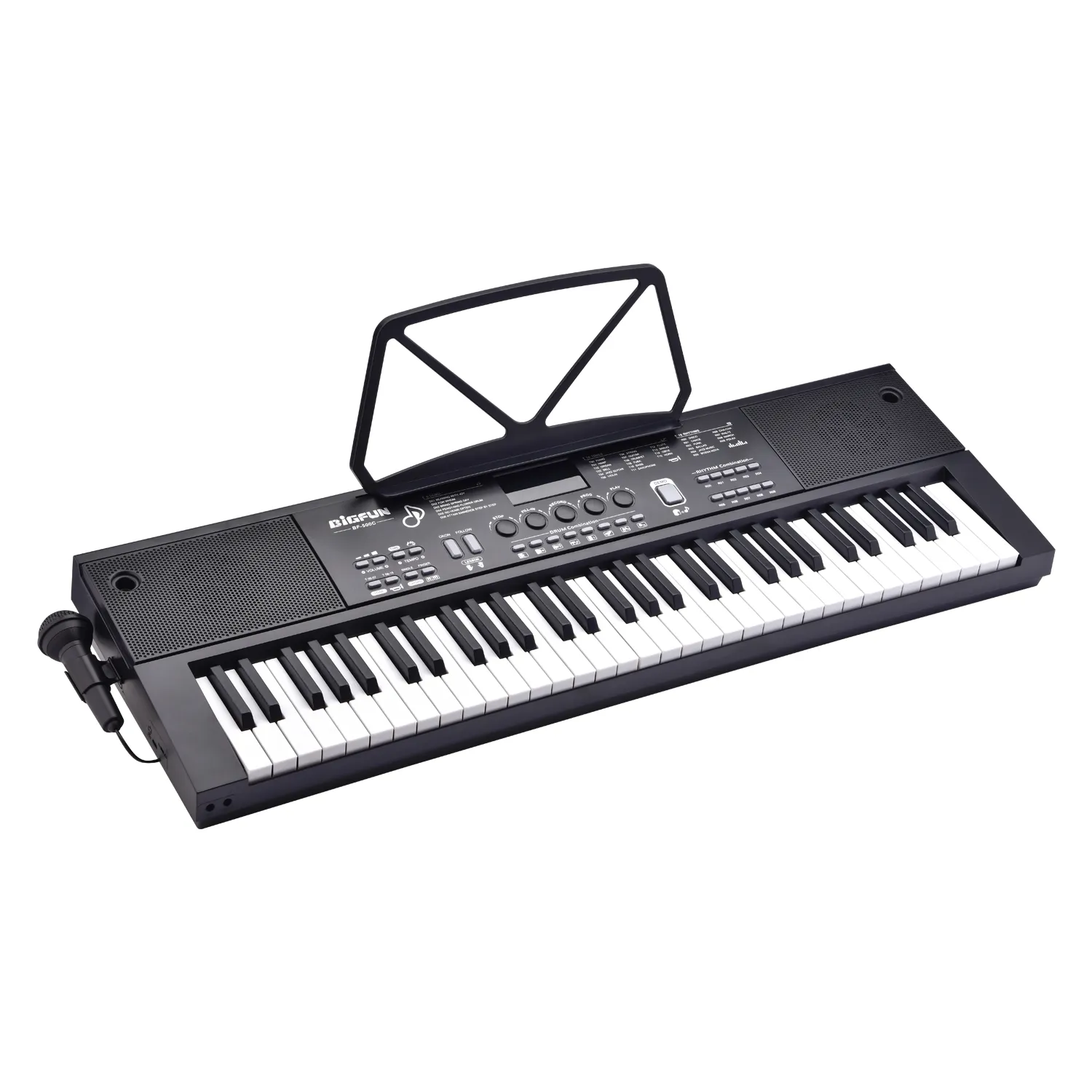Çocuklar için mikrofon ile BF-500C yüksek kalite taşınabilir elektronik piyano elektronik müzik piyano klavyesi