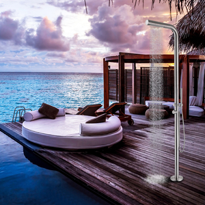 Douche extérieure en acier inoxydable Backyard Garden Pool Beach Solar Outdoor Standing Shower <span class=keywords><strong>Robinet</strong></span> <span class=keywords><strong>Colonne</strong></span> de douche - Product Image 2