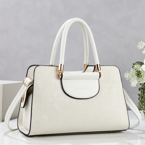 Trendy Single <b>Strap</b> Crossbody <b>Shoulder</b> Handbag for Middle-Aged Mother's Use PU Material Zipper Closure - Product Image 2