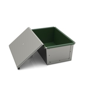 Molde para Pan Antiadherente Libre de PFOA, 8x10x16 cm, Libre de Gluten, de Aleación de Acero Alusi, con Tapa Deslizante para Panadería - Product Image 2