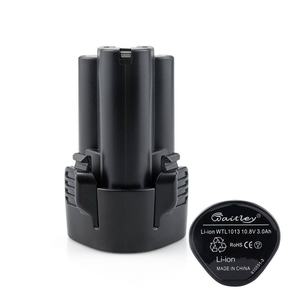 Waitley 10.8V 3000mAh Power Tool Rechargeable Battery for Makita 10.8V 12V 3.0Ah BL1013 BL1014 LCT204 DF330D TD090D Replacement