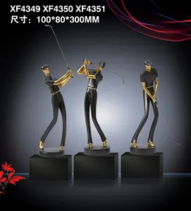 New Design Resin Trophy Award Golf Figure Souvenir Gift