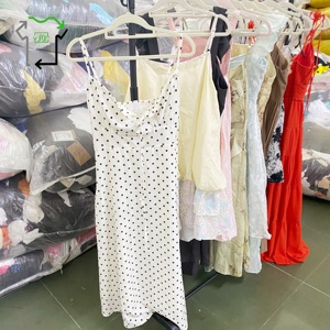 Abito da donna <span class=keywords><strong>all</strong></span>'ingrosso con spalline sottili, disponibile in magazzino, stile fresco e leggero, abbigliamento casual da donna, vestiti in stock - Product Image 2