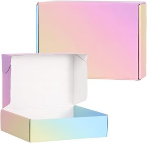 Boîtes d'expédition colorées, petites boîtes en carton ondulé colorées, boîtes d'expédition pour les petites entreprises, emballages pour envois postaux - Product Image 2
