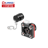 CNLINKO IP68 étanche M20 5 broches Aviation fil connecteur prise et prise femelle mâle câble électrique connecteur amélioration de l'habitat