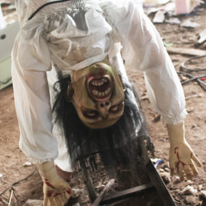 Modèle d'horreur personnalisable pour maison hantée, avec <span class=keywords><strong>musique</strong></span> effrayante, animatronique mobile, fantômes et zombies terrifiants - Product Image 3