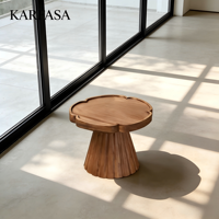 Table basse en bois d'orme massif style Wabi-Sabi, sur pieds de souches d'arbre, pliable et personnalisable, pour la décoration de maisons d'hôtes et de restaurants