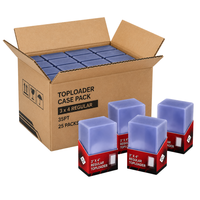En gros Toploaders pour cartes PVC 35PT, pochettes rigides ultra transparentes en plastique 3x4 pour cartes de sport et de collection