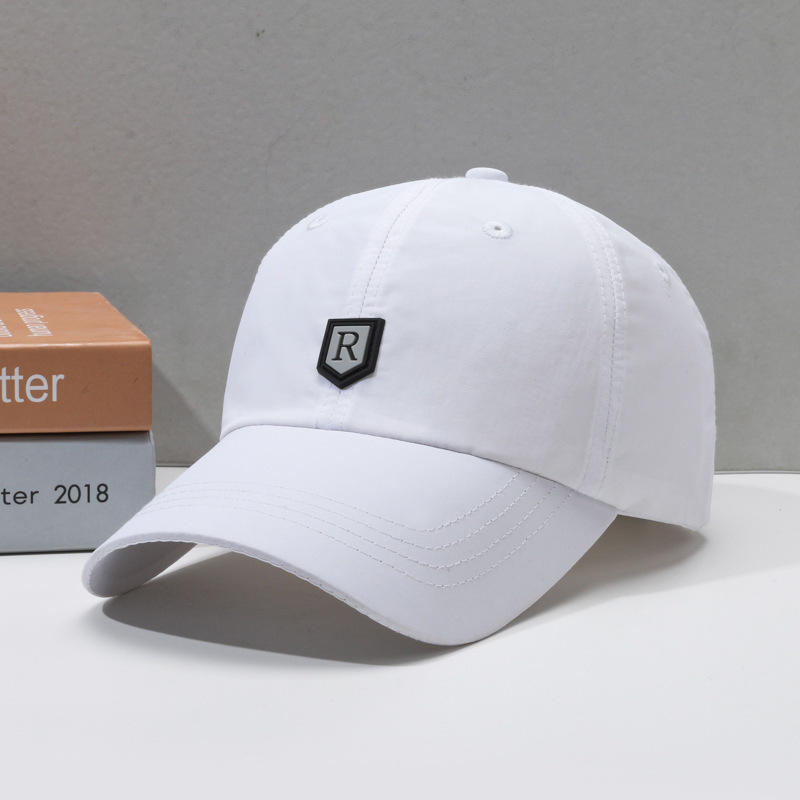 White leather label r