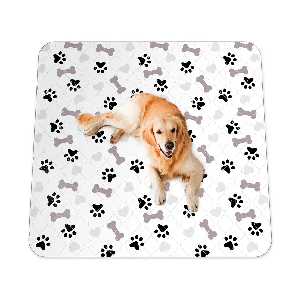 Indoor Non Slip Potty Mat Reusable Washable Pet Pee Pads for Dogs Puppy
