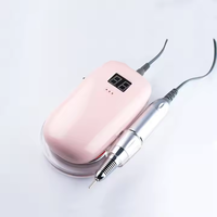 Polisseuse à ongles électrique rechargeable portable 35000 tr/min à faible bruit pour manucure et pédicure