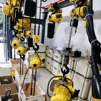 Nuevo Polipasto Eléctrico Móvil con Motor de Alta Resistencia y Control Remoto, Accesorios Completos para Obras de Construcción