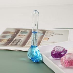 Maihe BY-FA018ハート型グリッターステンレススチール & ウッド環境にやさしいフェイシャルマッサージャー冷却 & 脱毛アイフェイスケア - Product Image 6