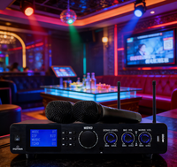 Tianlai TL-K400 Amplifier Daya Kelas D Profesional untuk Rumah, Amplifier Daya Karaoke Kelas D dengan DSP