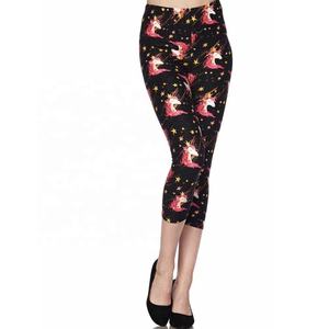 Leggings mi-taille pour femme, longueur genou, ultra doux, élastiques, opaques, effet ventre plat, grandes tailles, amincissants, extensibles, respirants, antibactériens - Product Image 5