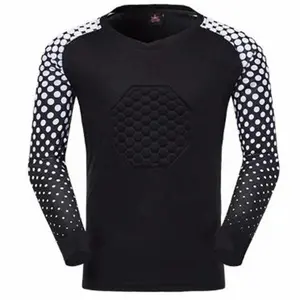 Men Long Sleeved Soccer Jersey Adult Goalkeeper Uniforms Boys Long Sleeve Goalie Shirts Pants