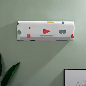 HeDou Air Conditioner Cover Large Size 95x31x21cm Geometric Floral Print Dustproof Wall Mount Home Use - Product Image 2