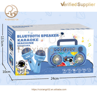 Haut-parleur éducatif pour enfants à double microphone pour clavier et chant, jouet en ABS – Vente chaude
