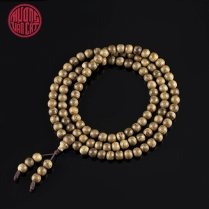 ไม้กฤษณามาเลเซีย 108 เม็ด ขนาด 6 มม. ลายไม้เข้ม พร้อมลักษณะของไม้ที่สมดุล เครื่องประดับที่สง่างามและมีความหมายทางจิตวิญญาณ - Product Image 2