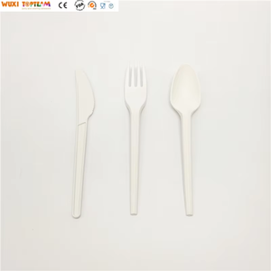 100% cplatable cplatable מזלג חד פעמי עבור מסיבות ואירועים סטים - Product Image 3