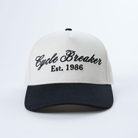 Gorra de Béisbol de 5 Paneles con Logotipo Bordado Personalizado, Gorra Trucker de Algodón de Dos Tonos con Visera Curva, Gorras Personalizadas para Bodas, Gorra Snapback