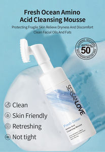 2025 última fórmula Hidratante Blanqueamiento Aligeramiento Espuma de limpieza <span class=keywords><strong>facial</strong></span> coreana Crema hidratante Limpiador <span class=keywords><strong>facial</strong></span> - Product Image 6