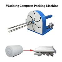 Machine à emballer le feutre non tissé, équipement de compression et d'emballage de rembourrage sans colle