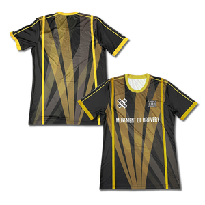 Sublimación personalizada Diseño de cremallera Jersey y pantalones Fútbol Uniforme de fútbol - Product Image 4