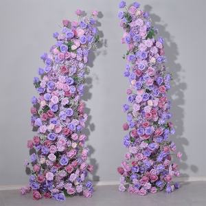 Púrpura Violeta Pampas Hierba 3D Boda Artificial Fondo Arreglo Hecho <span class=keywords><strong>a</strong></span> mano Graduación Volver Escuela Propuesta Compromiso - Product Image 3