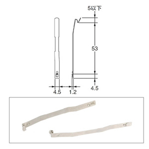 Y93H-3 Relay Fixing <b>Clip</b> Silver Nickel Anti-Drop <b>Hook</b> Design <b>Clip</b>-on Mounting - Product Image 2