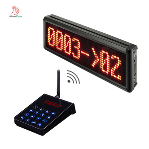 400D 4หรือ8กลุ่มจอแสดงหมายเลขแขกระบบการ<span class=keywords><strong>โทร</strong></span>ไร้สาย - Product Image 4