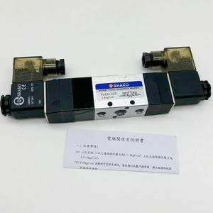 โซลินอยด์วาล์ว Shako PU530 02 D DC24V 5/3 ทาง 5 ทาง 3 ตำแหน่ง แบบโซลินอยด์คู่ - Product Image 6