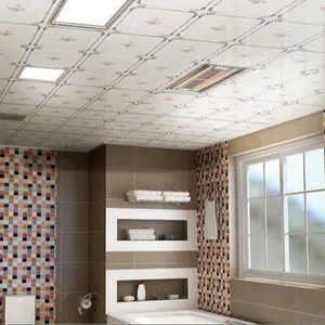 Decorative wall paper-effect hot stamping foil list ceiling board pvc panel for home decoration