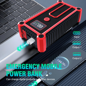 Portable <strong>Mini</strong> Car Jumper <strong>Booster</strong> 12V 1000A 8000mAh With Emergency LED Lighting <strong>Battery</strong> Jump Starter Power Bank Car Jump Starter - Product Image 5