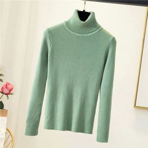 Pull-over côtelé tricoté respirant à col montant, chaud et décontracté, pour printemps, automne et hiver, vente en gros de l'usine Mairun aux États-Unis - Product Image 4