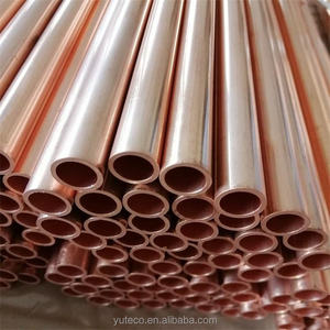 Tuyau en <span class=keywords><strong>cuivre</strong></span> sans soudure C11000/C12200 directement de l'usine - Certifié ASTM B88/EN 1057, compatible soudage, dimensions personnalisables pour - Product Image 1