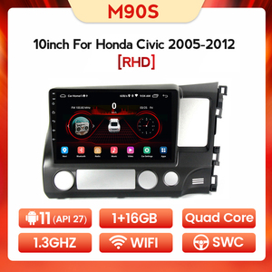 MEKEDE Android 11 8Core Điều Khiển Bằng Giọng Nói 2.5D IPS DSP Car Video Cho Honda Civic 2006-2011 WIFI <span class=keywords><strong>GPS</strong></span> BT 8 + 128GB Đài Phát Thanh Navigation - Product Image 6