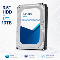 Hard Disk Bekas HDD ST10000VE0008 AI 10TB SATA 6.0Gb 3.5" 7200 RPM 256MB Hard Disk Internal untuk CCTV NVR DVR Desktop