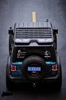 Échelle de toit pliable 4x4 pour Jeep Wrangler JK JL