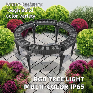 RGBマルチカラー<span class=keywords><strong>LED</strong></span>ガーデンツリーホールドライト 防水IP65 高演色性CRI95 装飾アルミダイキャストボディ 220v/110v AC電源 - Product Image 3