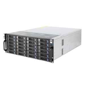 Boîtier de serveur de stockage en acier 4U à montage en rack 24 baies peu coûteux avec plan arrière d'extension 6 Go/s - Product Image 2