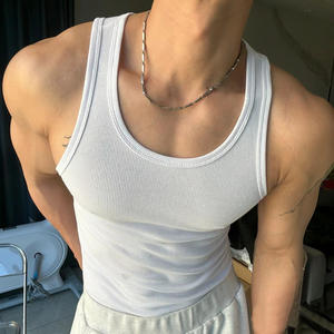 3er Pack auf Lager f Herren Solid Under wear Singulett Herren Plain Tank Tops Casual ärmel los - Product Image 6