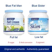 Maxigenes Blue Lait en poudre nutritionnel entier 1kg Sachet en vrac pour adultes bébés santé quotidienne Lait en poudre écrémé