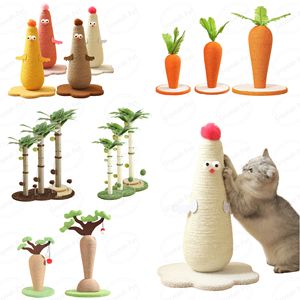 Multi tamaño lindo gato rascador estilo de dibujos animados apretado Sisal estable gato rascador - Product Image 1